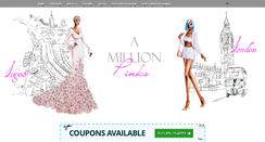 Desktop Screenshot of amillionpinks.com